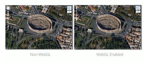 WebGL-Feature für Google Maps
